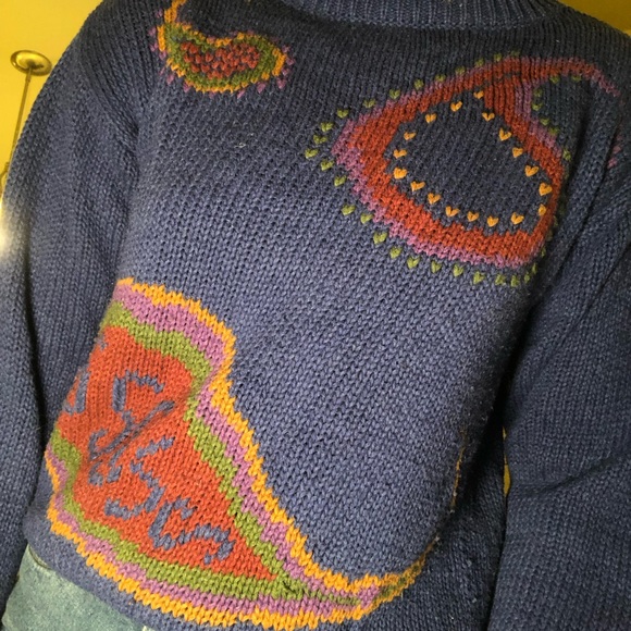 Vintage Jessica ltd paisley sweater - Picture 1 of 8